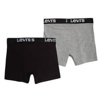 Levi's® Erkek Çocuk Pamuk Karışımı Boxer Külot İç Giyim, Beden S-XL