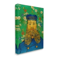 Portre Joseph Roulin Van Gogh Botanik ve Çiçek Resim Galerisi Sarılmış Tuval Baskı Duvar Sanatı