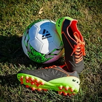 Vizari Erkek Rio FG Sert Zemin Futbol Ayakkabıları Yetişkinler ve Gençler için Cleats - Siyah Sarı