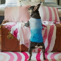 Boşluk Pet, Köpek ve Kedi Giysileri, Degrade Cep Boşluk Pet T-Shirt, Mavi, Orta