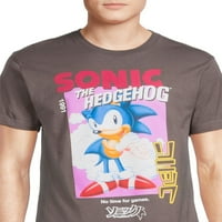 Sonic Kirpi erkek ve Büyük erkek grafikli tişört, 2'li Paket, S-3XL