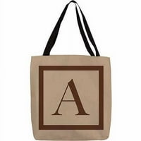 Klasik Blok Monogram Tote Çanta