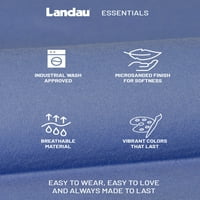 Landau Unise Essentials Klasik Rahat Fit Nefes Solmaya Dayanıklı Cep Çekme Temel Çekme Fırçalayın, Stil 7602