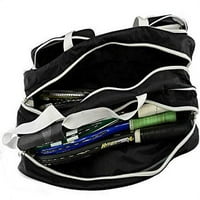 -Cliffs Unise kar Camo Deluxe balistik naylon Tenis raketi çantası siyah