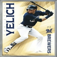 Milwaukee Brewers - Christian Yelich Duvar Posteri, 22.375 34