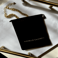 Michelle Campbell Takı Kadın Dottie İnci Altın Zincir Bileklik, 14k Sarı Altın Kaplamalı Pirinç ve Fau İnci Detaylar