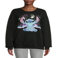 Stitch Juniors'ın Yıldızlı Grafik Polar Sweatshirt