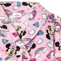 Minnie Mouse Yürümeye Başlayan Kız Pijama Peluş Bornoz, Boyutları 2T-4T