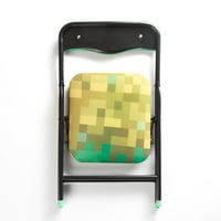 Minecraft Kare Metal Katlanır Masa ve Sandalye Takımı, Yeşil, 24 24 20