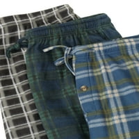 Gerçek Essentials erkek Microfleece Uyku Pantolon, Boyutları S-2XL, Erkek Pijama
