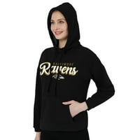 Bayanlar NFL Baltimore Ravens Jumpsky Bayanlar Polar Uzun Kollu Kapüşonlu Üst