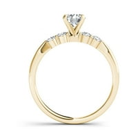 Karat TW Pırlanta Klasik 14 ayar Sarı Altın Nişan Yüzüğü
