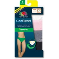 Bayanlar Çeşitli CoolBlend Bikini Külot, 4 + Bonus Paketi