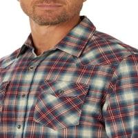 Wrangler erkek Uzun Kollu Ücretsiz Streç Dokuma Gömlek