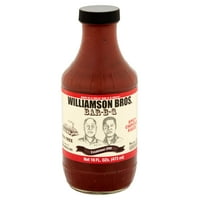Williamson Bros Bar-B-Q Baharatlı Chipotle Bar-B-Q Sosu, oz