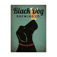 Marka Güzel Sanatlar 'Black Dog Brewing Co v2' Ryan Fowler'dan Tuval Sanatı