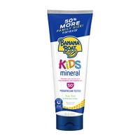 Banana Boat Kids% 100 Mineral Güneş Koruyucu Losyon SPF 50, Aile Boyu Güneş Koruyucu, 9oz