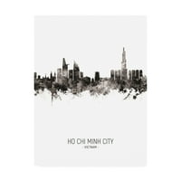 Ticari Marka Güzel Sanatlar 'Ho Chi Minh City Vietnam Skyline Portre II' Tuval Sanatı Michael Tompsett